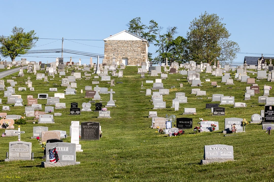 Pine Grove Cemetery - Graves and Chapel 2